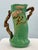 Roseville Ming Tree Vase # 582 Green, Pink Brown 1949 This size and color ( green with pink flowers and brown tree...