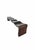 Contemporary Monumental Sculptural Mango Wood Bench With Burnt Espresso Finish For Sale - Image 3 of 10