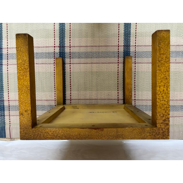 Vintage Heritage Henredon Fine Furniture Parsons Side Table For Sale - Image 9 of 9