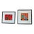 1990s Gouache on Paper, Chinese Folk Art, Signed and Framed, Pair For Sale