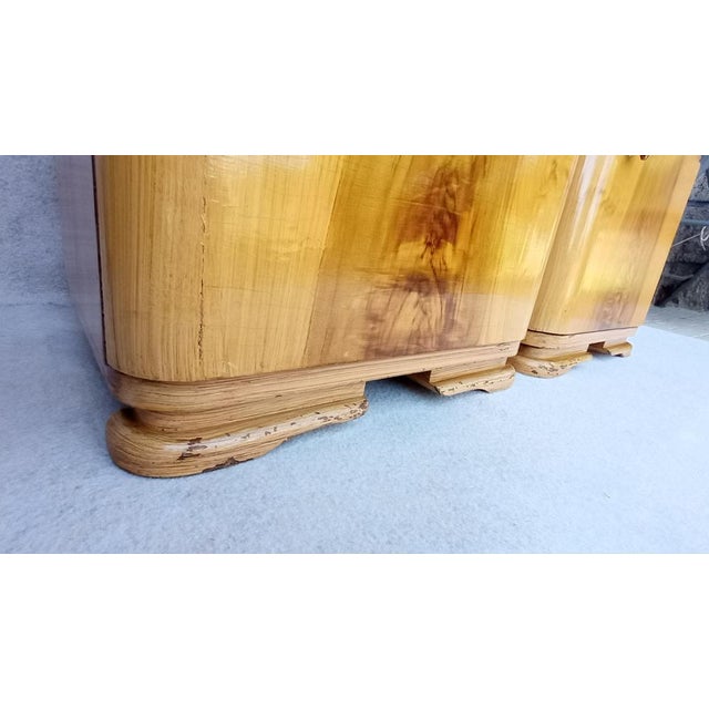 Art Deco Bedside Tables by Jindřich Halabala for Up Závody, 1950s, Set of 2 For Sale - Image 13 of 18