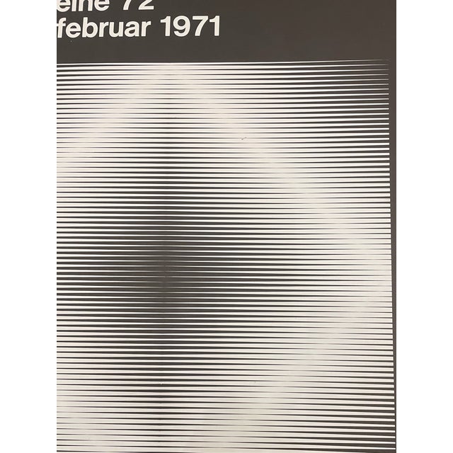 Antonio Calderara, Galerie Design 1 Exhibition Poster, 1971, Silkscreen For Sale - Image 3 of 5