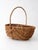Mid 20th Century Vintage Wicker Gathering Basket For Sale - Image 5 of 14