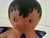 Terra Cotta Vintage 20th Century Hand Painted Terra Cotta Boy Angel Bell For Sale - Image 8 of 8