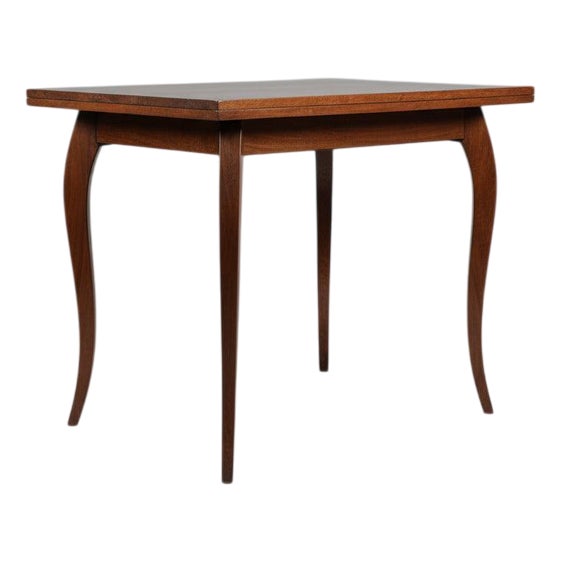 Antique Louis XV Style Walnut Fold-Out Gaming Table, 1900-1930 For Sale