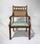 Vintage Armchair with Rattan Back For Sale In New York - Image 6 of 10