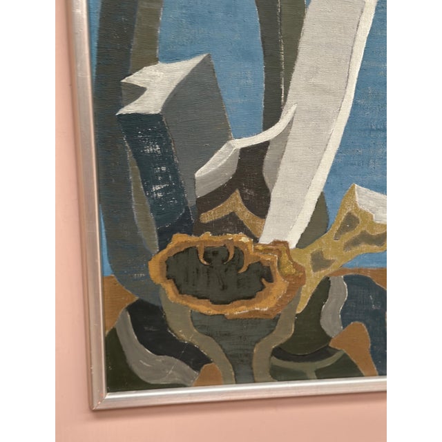 Marit Wahlström Schönbäck, Aqave, 1969, Oil Painting on Canvas, Framed For Sale - Image 4 of 18