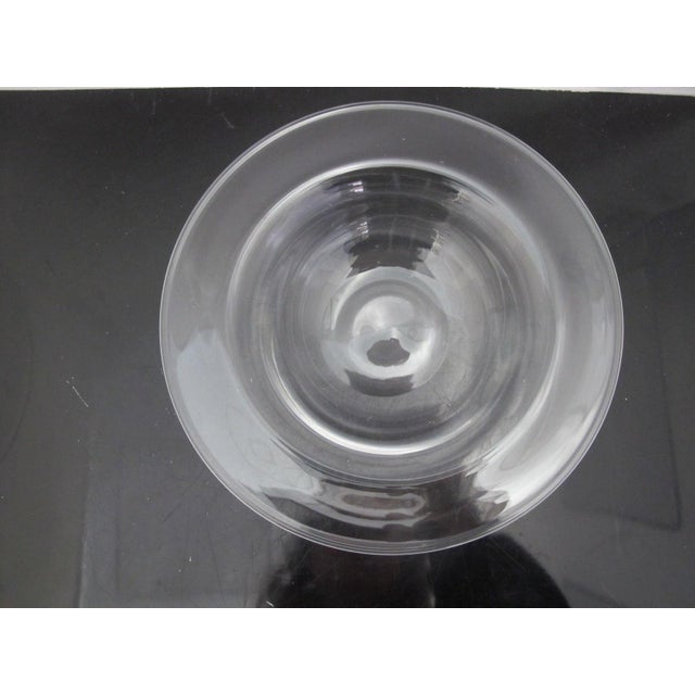 Steuben Mid Century Modern Clear Glass 7 3/4" Flare Rimmed Soup or Snack Bowl For Sale In Portland, OR - Image 6 of 10