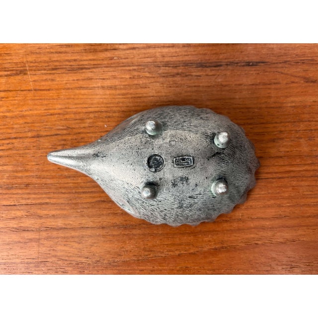 Mid-Century Metal Hedgehog Stacking Ashtray from the Ussr, 1960s, Set of 6 For Sale - Image 14 of 18