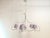 Five-Light Chandelier with Organza and Crystal Lampshades For Sale - Image 11 of 18