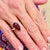 Pink Natural Tourmaline Diamond Ring Size 7 14k W Gold 4.8 TCW Certified For Sale - Image 8 of 18