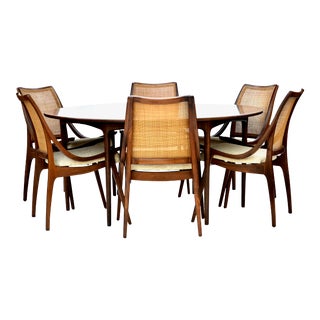 Richard Thompson Glenn of California Walnut Dining Set For Sale