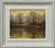 Reflections on Forest Pond in the English Countryside with Warm Yellows & Browns 1979 For Sale