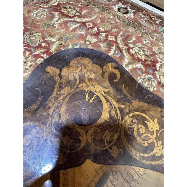 Louis XV Marquetry Side Table For Sale - Image 5 of 13