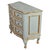 Painted French Commode With Gilt Accents For Sale - Image 4 of 5