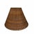 Farmhouse Vintage Hand Woven Rattan Lampshade For Sale - Image 3 of 5