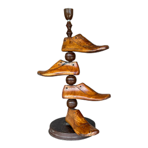 Vintage Boho Shoe Mold Lamp