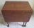 1940s Biggs Kittinger Chippendale Mahogany Small Drop Leaf Table For Sale - Image 5 of 9