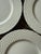 1970s 1970s Pagnossin Ironstone Basket Weave Plates 8.25 Inch White Italian Dinnerware Treviso - Set of 6 For Sale - Image 5 of 11