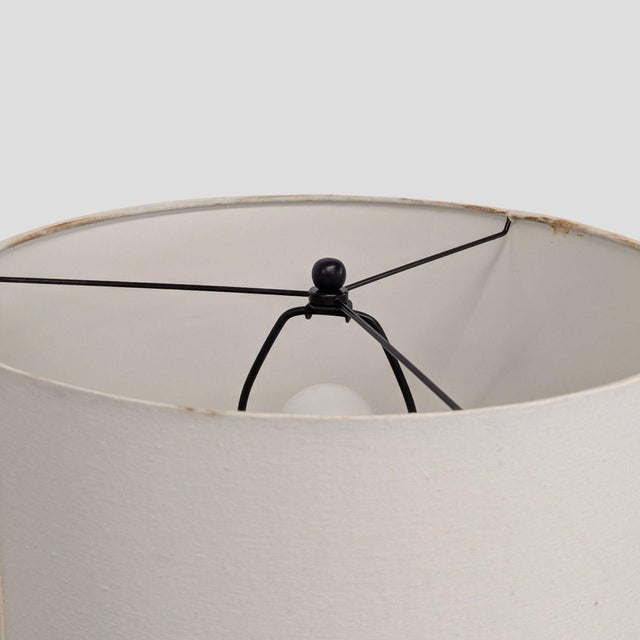 Pottery Barn Pottery Barn Tripod Floor Lamp With Shelf and Drum Shade For Sale - Image 4 of 5