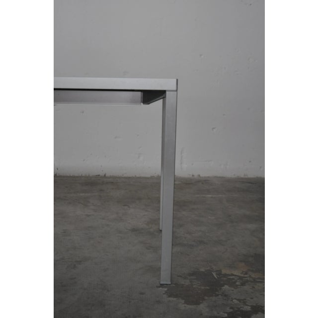 1980s Bagutta Table and Chairs in Aluminum by Opera Design for Ycami, 1980s, Set of 13 For Sale - Image 5 of 14
