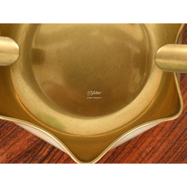 1970s Italian Sculptural Brass Ashtray by Bellotto, Italy, 1970s For Sale - Image 5 of 12