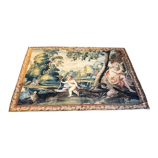 18th Century Romantic Tapestry For Sale