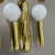 Space Age Brass Wall Lights from Sölken Lights, Germany, 1980s, Set of 2 For Sale - Image 11 of 18