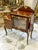 Louis XV Style Marquetry Bedside Cabinet With 3 Drawers and Glass Door For Sale - Image 4 of 5