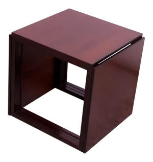 Kai Kristiansen Rosewood "Cube" of Three Interlocking Nesting Tables