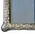 Metal 1980s Rococo Revival Silverplated Picture Frame With Floral Scrollwork and Crest Cartouche 10.75" × 8.5" for 5" × 7" Image For Sale - Image 7 of 13