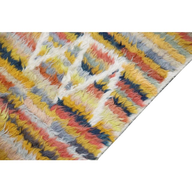 Oriental Hand Knotted Rug Turkish Modern Tulu Rug 8'5" x 11' For Sale - Image 4 of 9