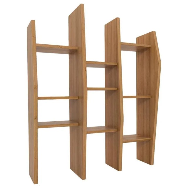 Wood Crooked Shelf by Nazara Lazaro For Sale - Image 7 of 7