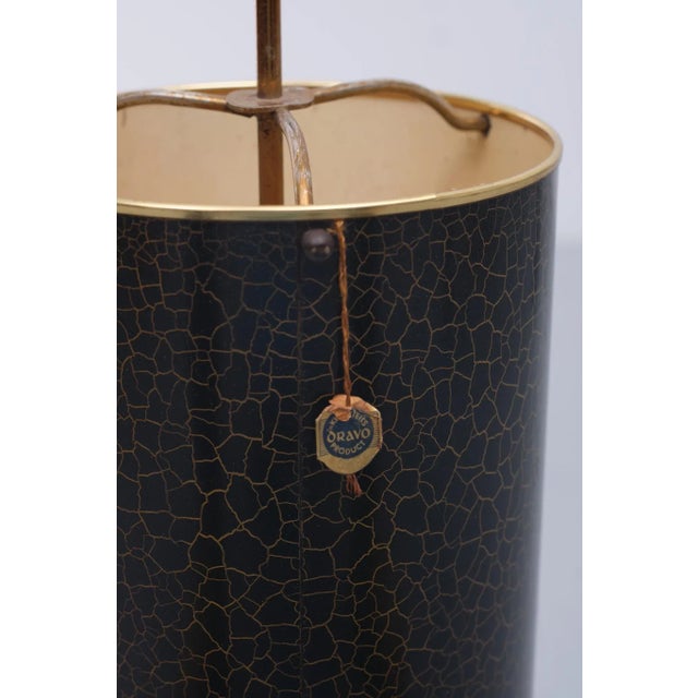 Black Brass Umbrella Stand, Holland, 1950s For Sale - Image 8 of 10