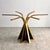 1960s Sculptural Circular Dining Table in Gilded Metal and Smoked Glass from Renato Zevi, 1970s For Sale - Image 5 of 10