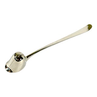 Old English High Quality Silver Plate Candle Snuffer or Douter For Sale