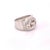 Traditional 1990s Gucci Estate Sterling Silver Ring Size 8.5, 15 mm Height 17.9 Grams For Sale - Image 3 of 7