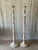 Contemporary Vintage Organic Modern Coastal Pencil Reed Floor Lamps - a Pair For Sale - Image 3 of 8