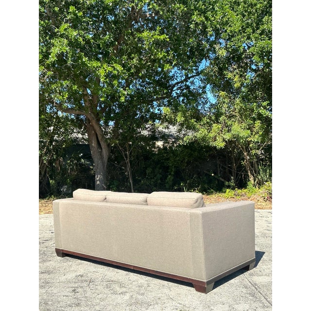 Vintage Regency Sofa After Barbara Berry for Baker For Sale - Image 11 of 12