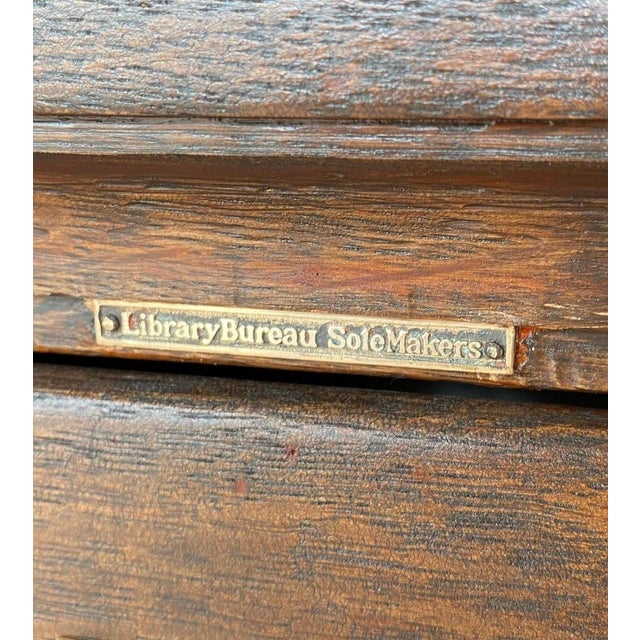 21 Drawers Card Catalog. Made by Library Bureau Sole Makers Chairish