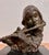 Stanley Bleifeld, Bronze Sculpture Flutist American Modernist Art Stanley Bleifeld Girl with Flute, c.1970 For Sale