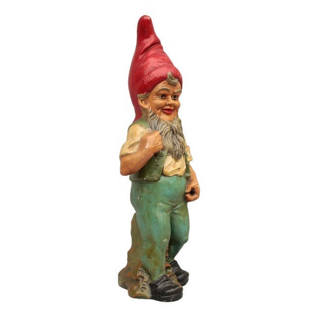 Large Antique Garden Gnome from Heissner, 1930 For Sale