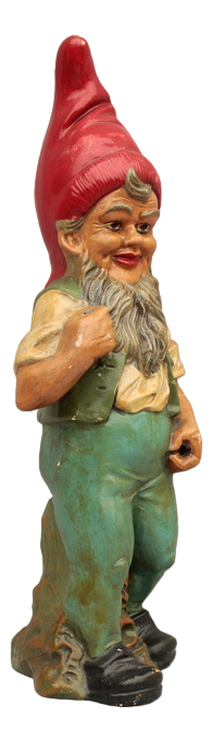 Large Antique Garden Gnome from Heissner, 1930