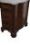 1950s Serpentine Front Baker Mahogany Leather Top Pedestal Writing Desk For Sale - Image 9 of 9
