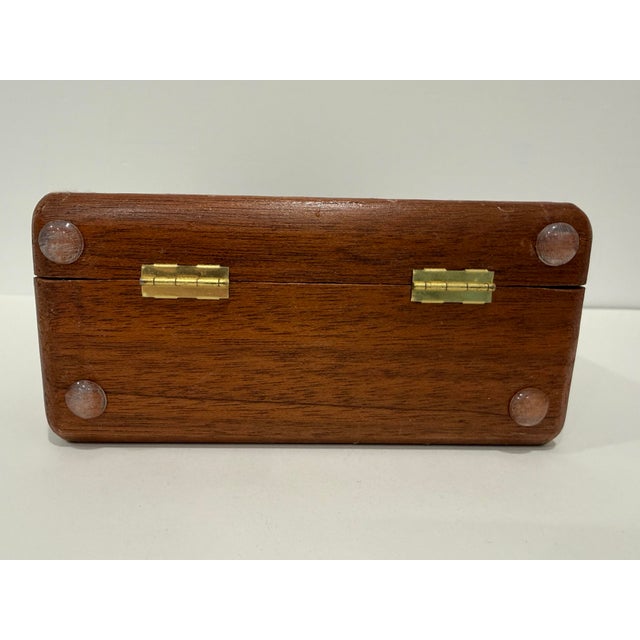 Tiki MCM Wood Cigar Box Onyx Reserve Groovy Martini II Art Purse Handbag Celeste Peters For Sale In Los Angeles - Image 6 of 9