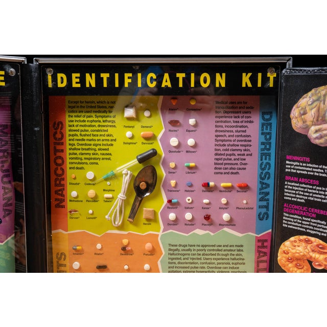 Vintage "Substance Abuse Identification" Classroom Teaching Aid by Health Edco For Sale - Image 9 of 15