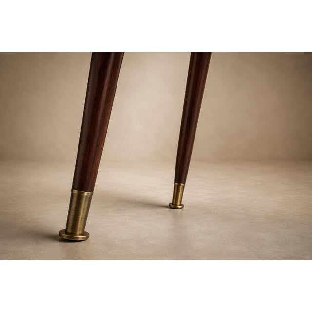 1960s Giuseppe Scapinelli Extendable Brazilian Rosewood Dining Table, Brazil, 1950s For Sale - Image 5 of 18