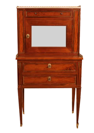 Louis XVI Happiness of the Day Secretary in Mahogany