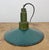 Industrial Petrol Enamel Military Pendant Lamp with Cast Aluminium Top, 1960s For Sale - Image 15 of 17