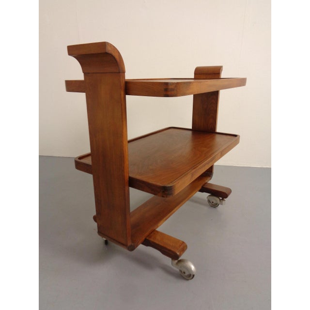 Art Deco Rollable Serving Cart, 1930s For Sale - Image 9 of 18